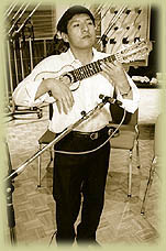 Jorge Laura plays charangos