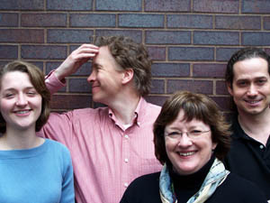 Suzanne Schaffer, Vaughn Ormseth, Mary Lee, and Preston Wright