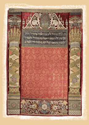 Synagogue Curtain Bohemia 