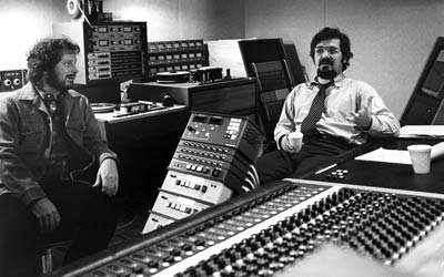 [Bill McGlaughlin talks with violinist Pinchas Zukerman, then Artistic Director of the Saint Paul Chamber Orchestra, before a Saint Paul Sunday recording session in 1981]